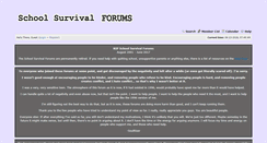 Desktop Screenshot of forums.school-survival.net