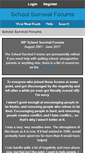 Mobile Screenshot of forums.school-survival.net