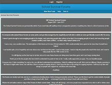 Tablet Screenshot of forums.school-survival.net